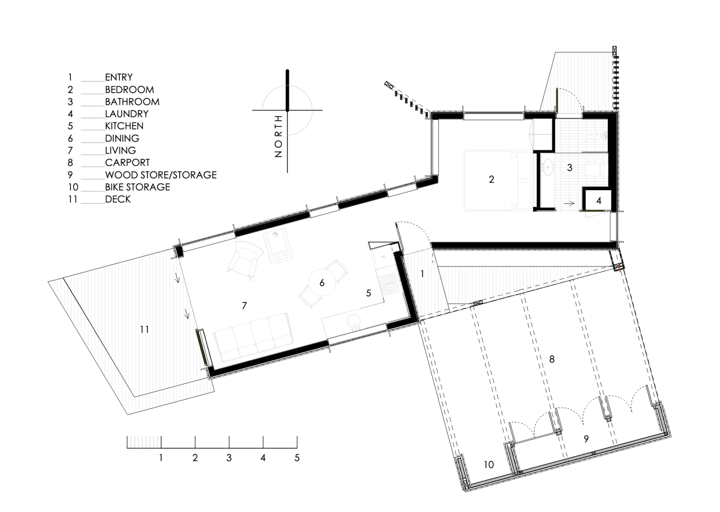 Skylark cabin floorplan Barry Connor Design
