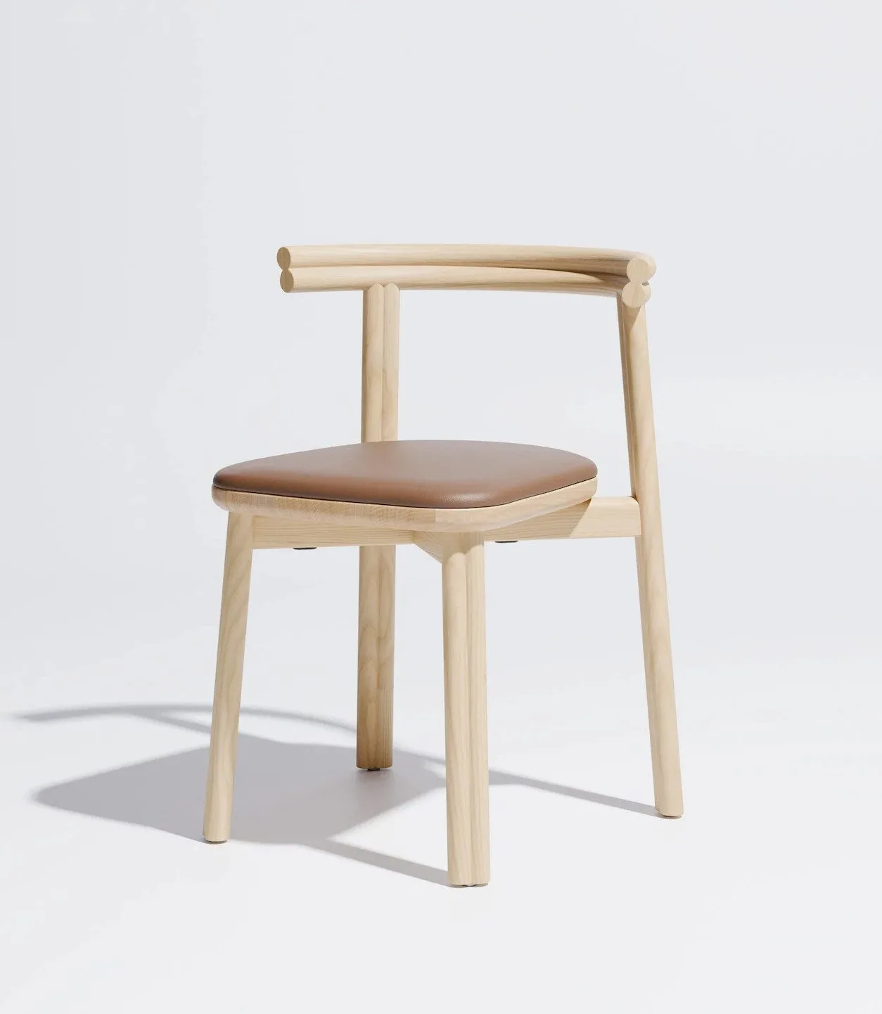 Twill timber dining chair